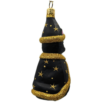 Patricia Breen Salem Kitten Black Gold Stars Signed Halloween Ornament 2032