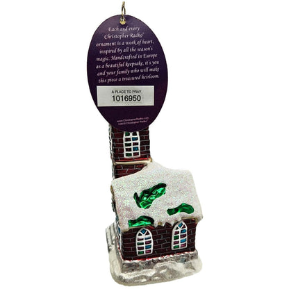 Christopher Radko A Place To Pray Church Christmas Tree Ornament 1016950