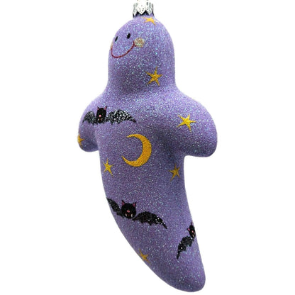 Patricia Breen Very Grand Ghost Lavender Stars Bats Halloween Ornament 2554