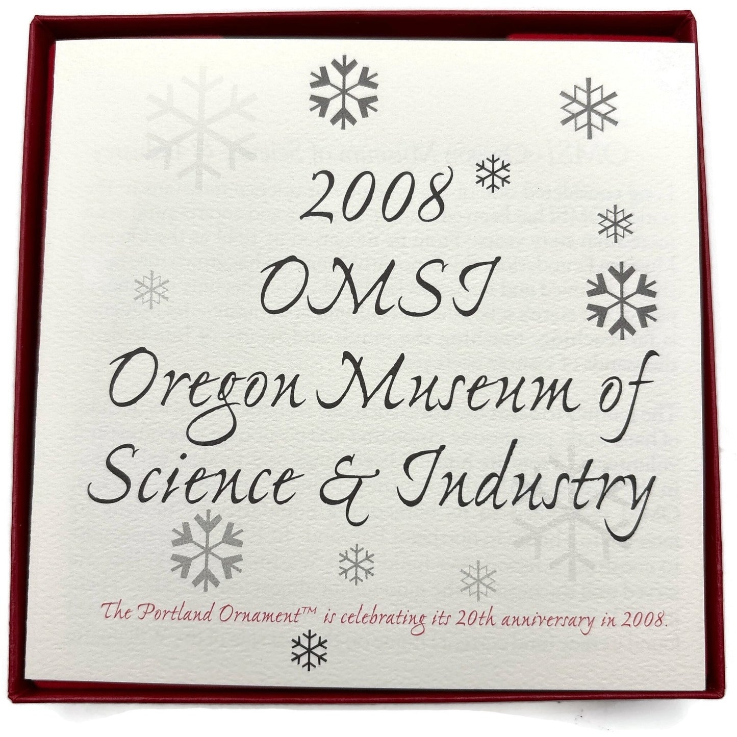 The Portland Ornament OMSI Oregon Museum of Science And Industry Gold Plated