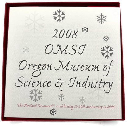 The Portland Ornament OMSI Oregon Museum of Science And Industry Gold Plated