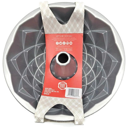 Bundt Jubilee Cake Pan Geometric Non Stick Heavy Cast Aluminum 10 Cup NordicWare
