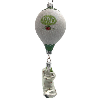 Patricia Breen Into the Blue Santa Claus Strawberry Fruit Christmas Ornament