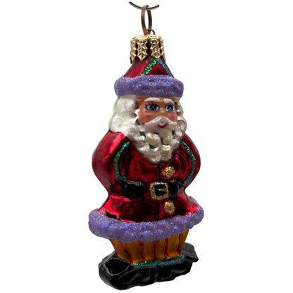 Christopher Radko Ginger Snap Santa Claus Cookie Christmas Ornament 00-492-0
