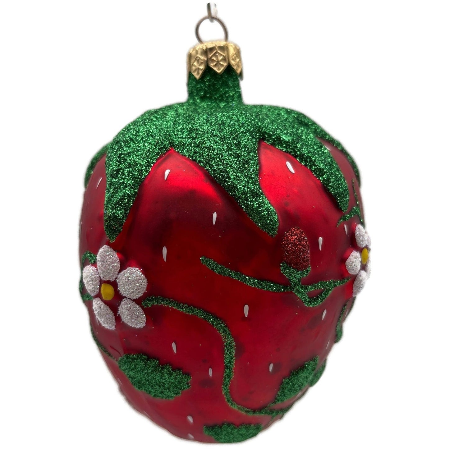 Patricia Breen Grande Strawberry Bees Fruit Red Spring Christmas Ornament NM