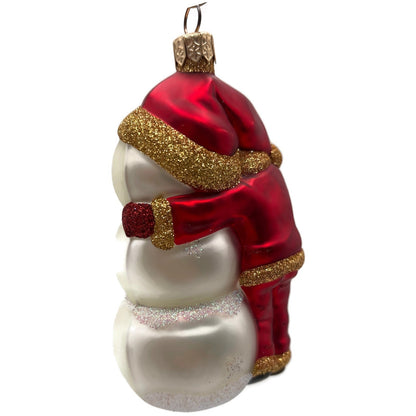 Patricia Breen Friends Snowman Santa Claus Snowflakes Christmas Tree Ornament