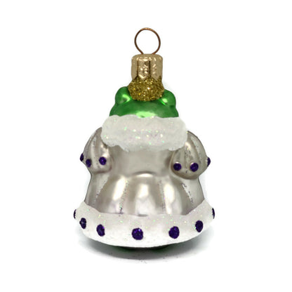 Patricia Breen Frog Princess Miniature Lavender Extra Dots Holiday Ornament