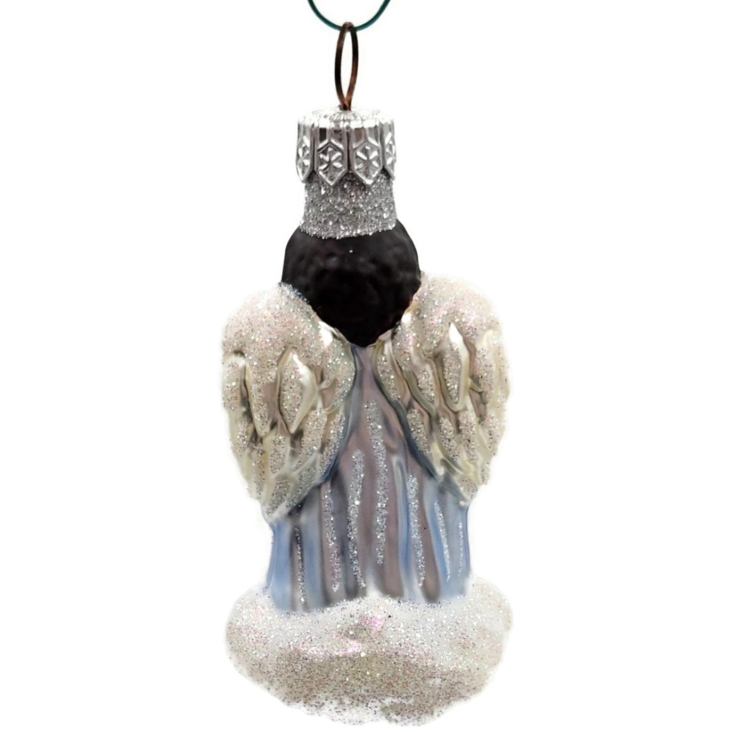 Patricia Breen Quartet of Angels Pastel Heart Blue Christmas Tree Ornament