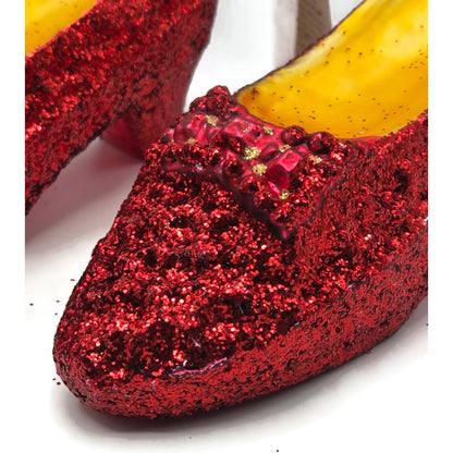 Christopher Radko The Ruby Slippers Wizard of Oz Christmas Tree Ornament Set