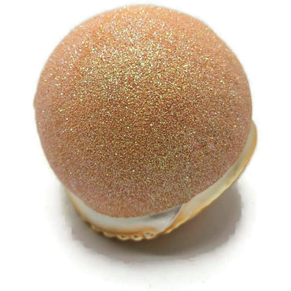 Patricia Breen Chameleon Peach Glittered Christmas Spring Tree Ornament