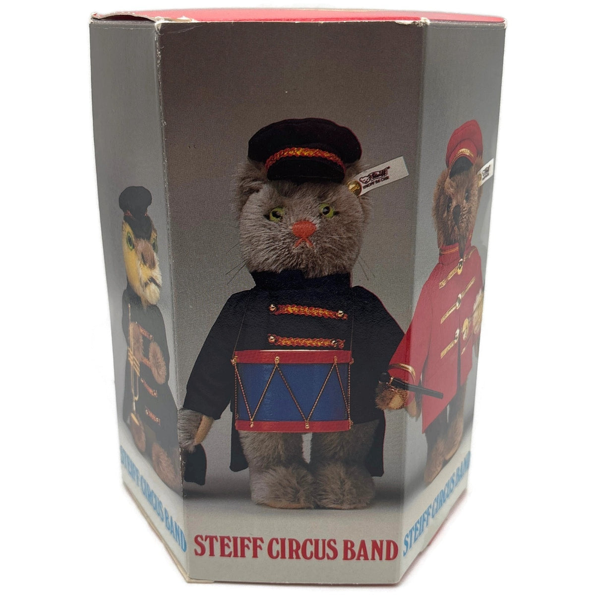 Steiff Golden Age Of The Circus Cat Bandsman Drummer 0122/19 Plush Stuffed Toy