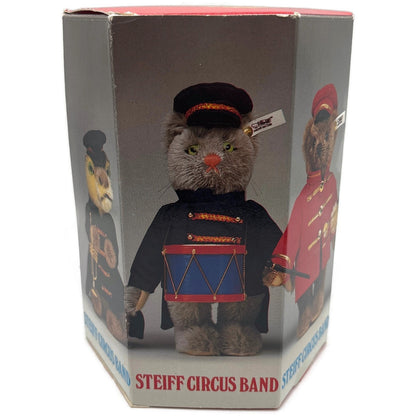 Steiff Golden Age Of The Circus Cat Bandsman Drummer 0122/19 Plush Stuffed Toy