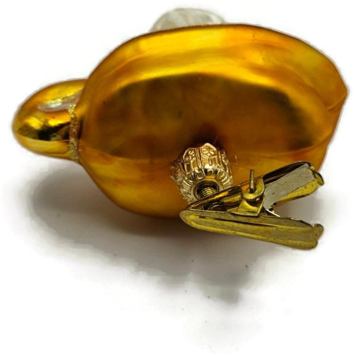 Christopher Radko Jack's Candlestick Gold Clip On Christmas Ornament 99-153-0