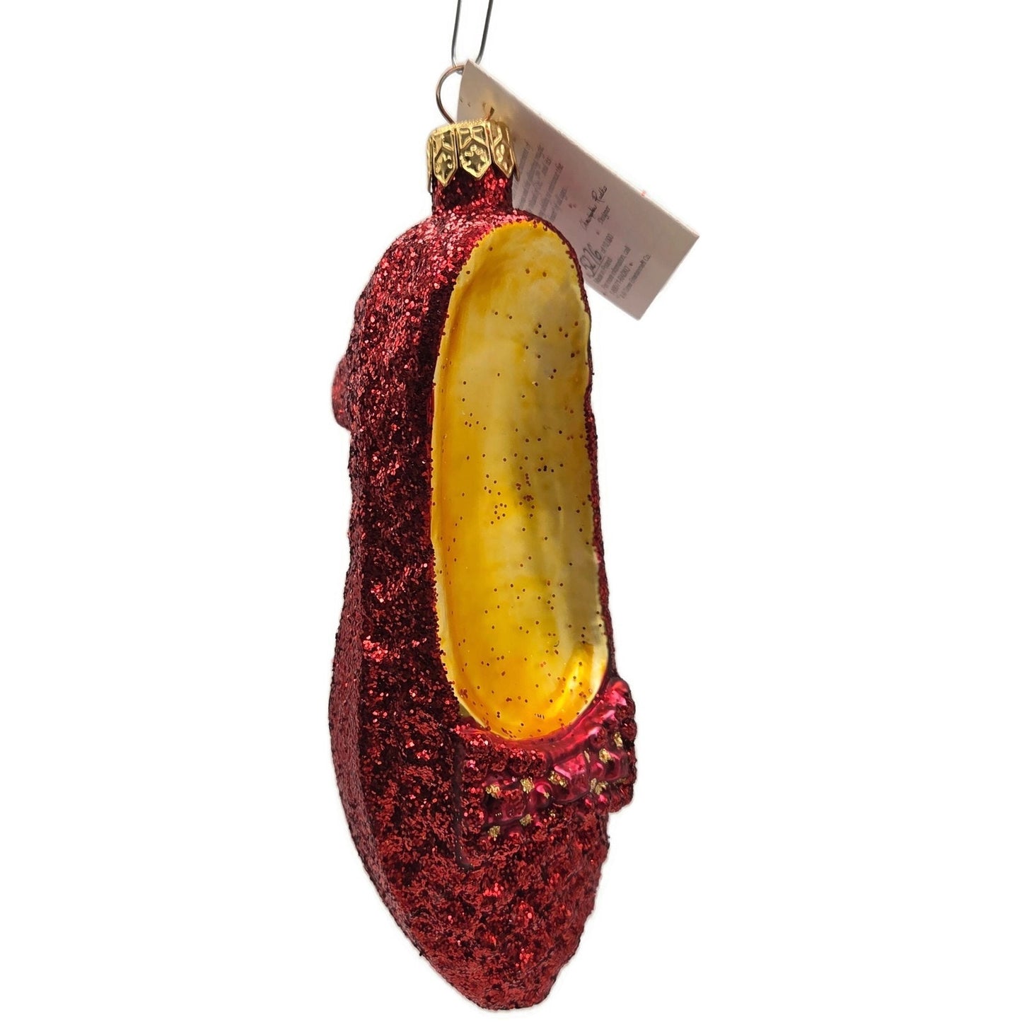 Christopher Radko The Ruby Slippers Wizard of Oz Christmas Tree Ornament Set