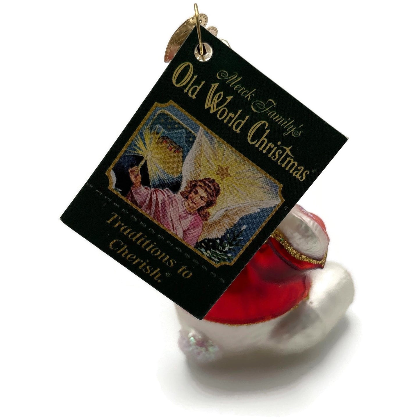 Old World Christmas Baby's 1st Christmas Teddy Bear OWC Christmas Tree Ornament