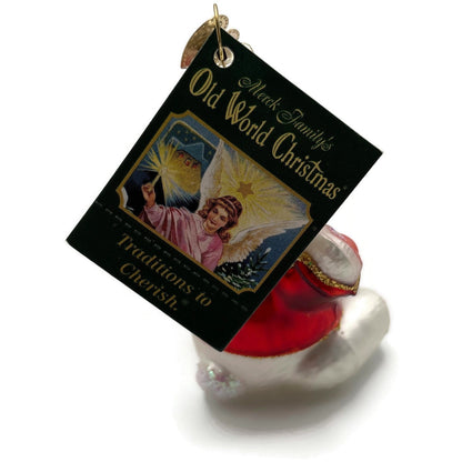 Old World Christmas Baby's 1st Christmas Teddy Bear OWC Christmas Tree Ornament