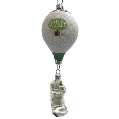 Patricia Breen Into the Blue Santa Claus Strawberry Fruit Christmas Ornament