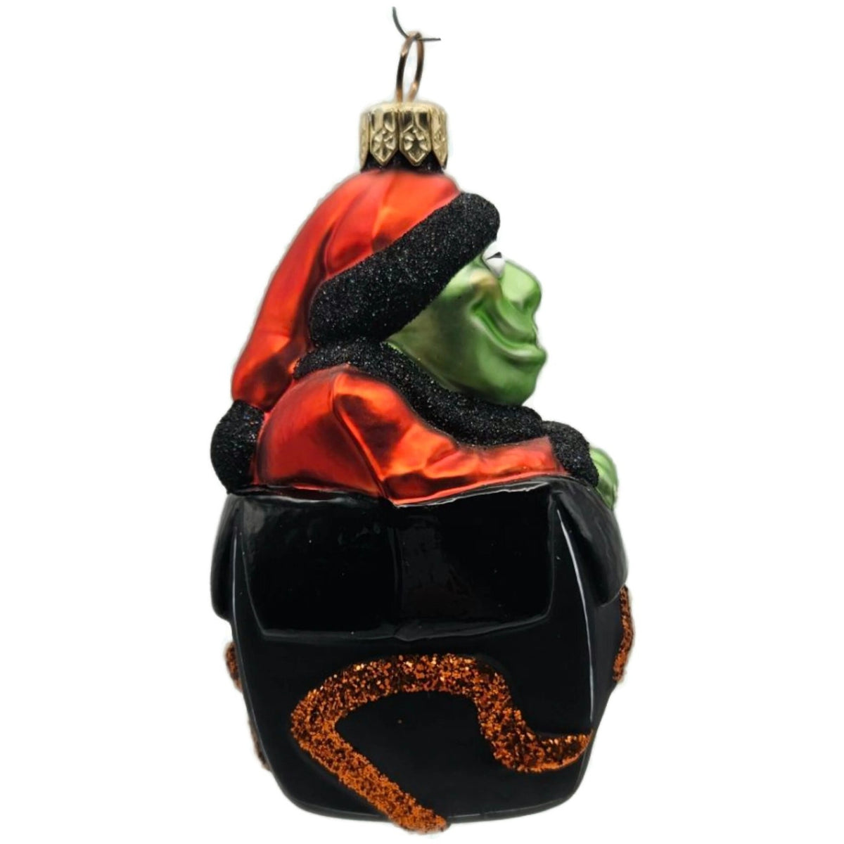 Patricia Breen MMMonster Present Black Orange Halloween Christmas Ornament 9920