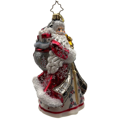 Christopher Radko Winter Splendor Santa Claus Christmas Tree Ornament 1021740