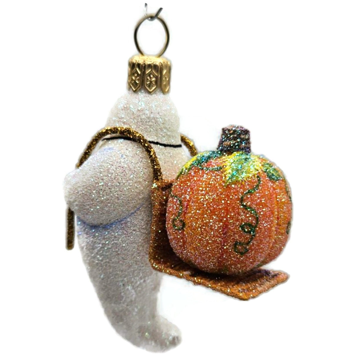 Patricia Breen Halloween Delivery White Orange Pumpkin Christmas Ornament 2825
