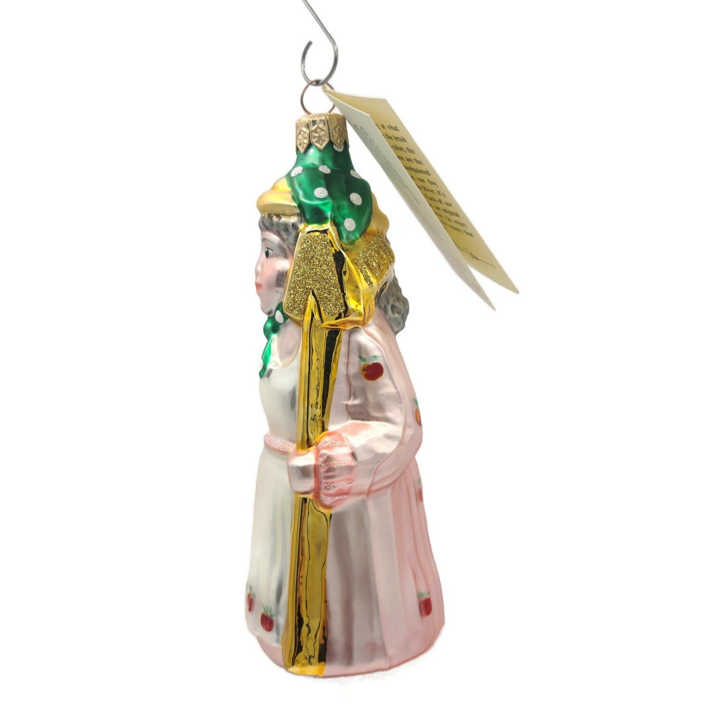 Patricia Breen Mrs Shaw The Gardener Apples Fruit Polka Dot Spring Ornament 9636