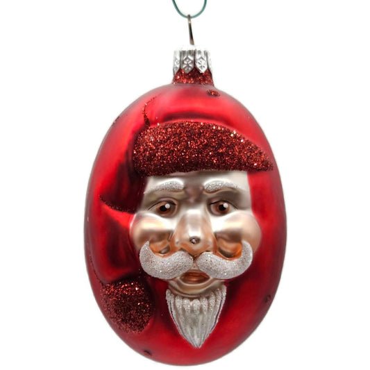 Patricia Breen Jelly Bean Santa Claus Red Matte Easter Christmas Tree Ornament