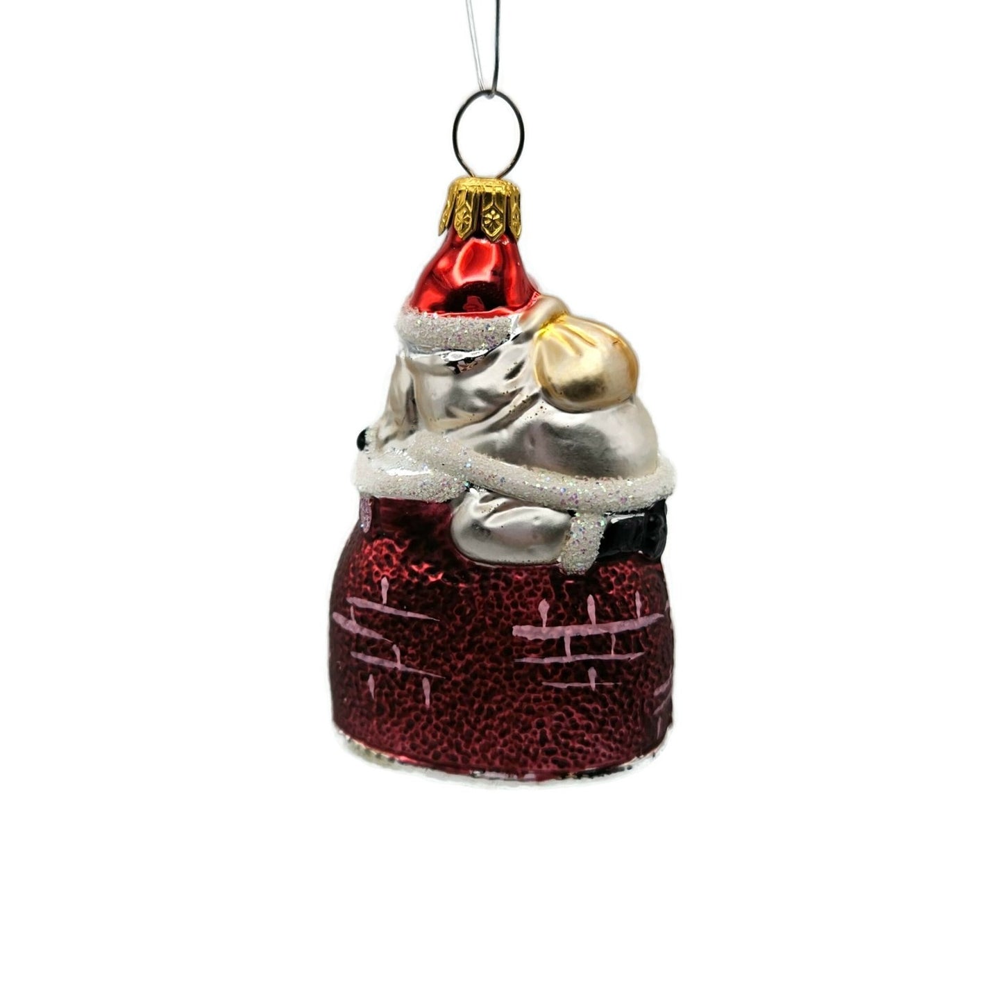 Christopher Radko Special Delivery Santa Chimney Christmas Ornament 93-091-0