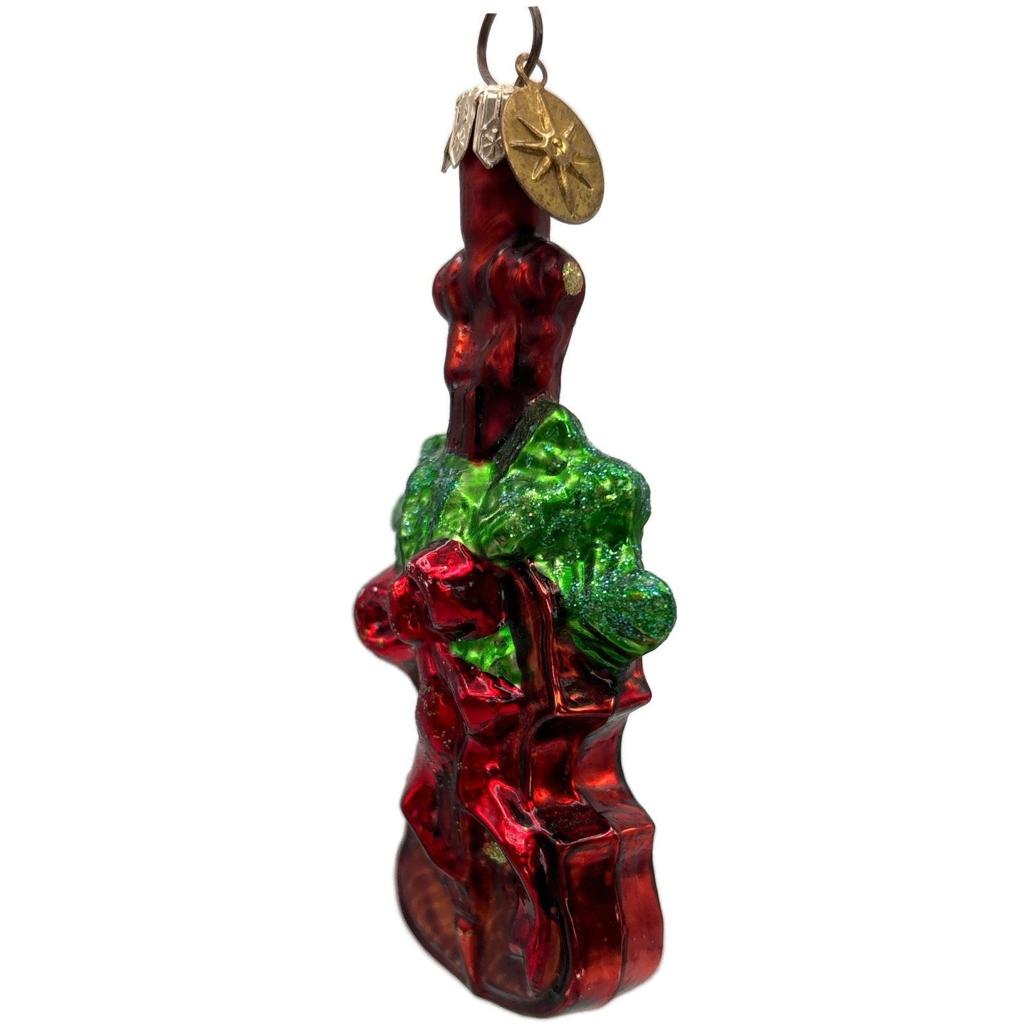 Christopher Radko Holiday Violin Gem Red Instrument Christmas Ornament 00-517-0