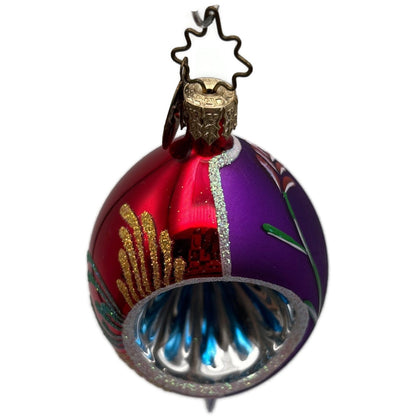 Christopher Radko Fantasia Kensington Glow Reflector Christmas Tree Ornament