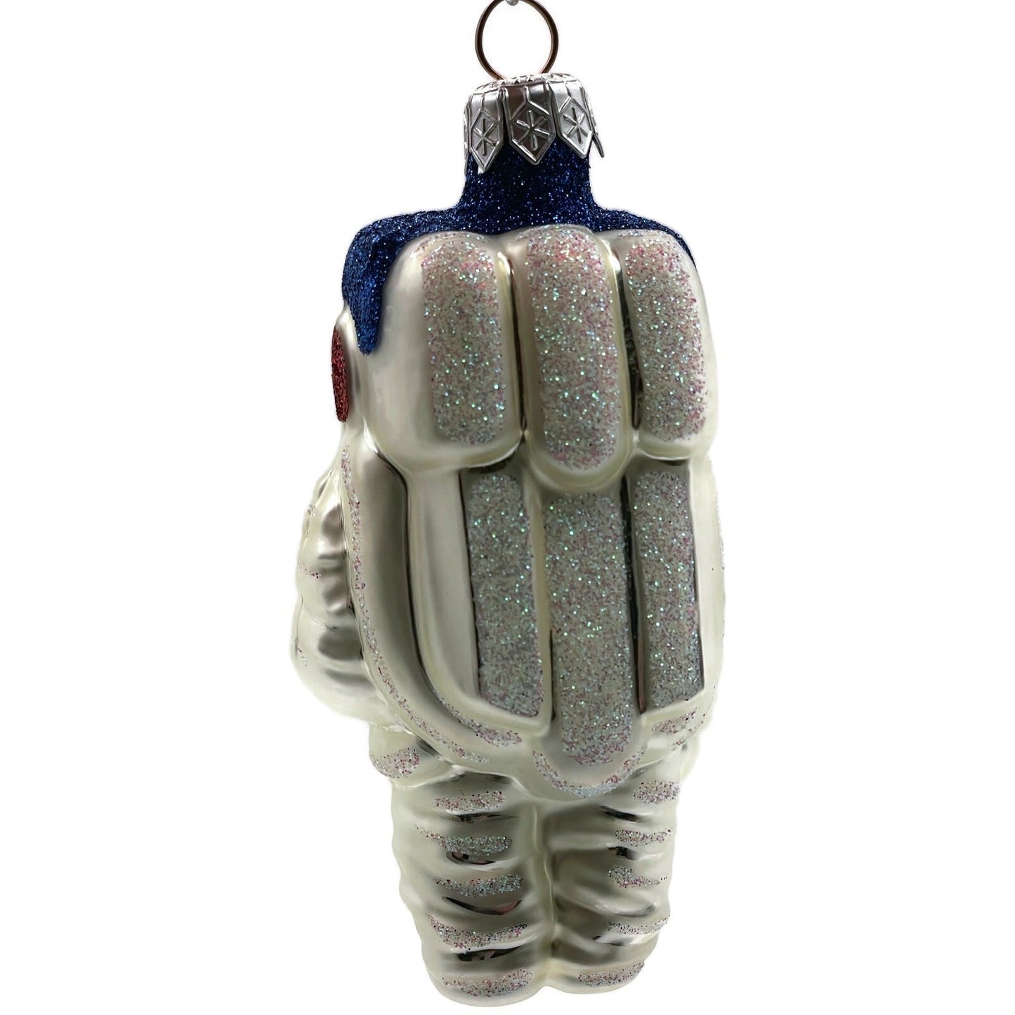 Patricia Breen A Walk on the Moon Spaceman Glittered Helmet Christmas Ornament