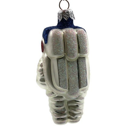 Patricia Breen A Walk on the Moon Spaceman Glittered Helmet Christmas Ornament
