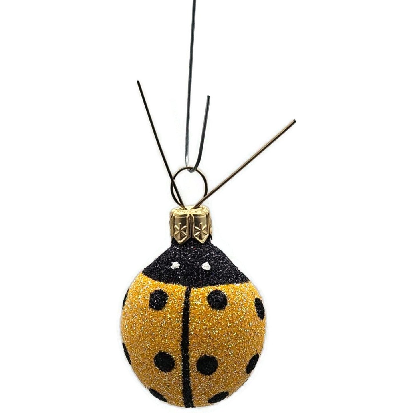 Patricia Breen Ladybug Ladybug Yellow Closed Wing Spring Christmas Tree Ornament
