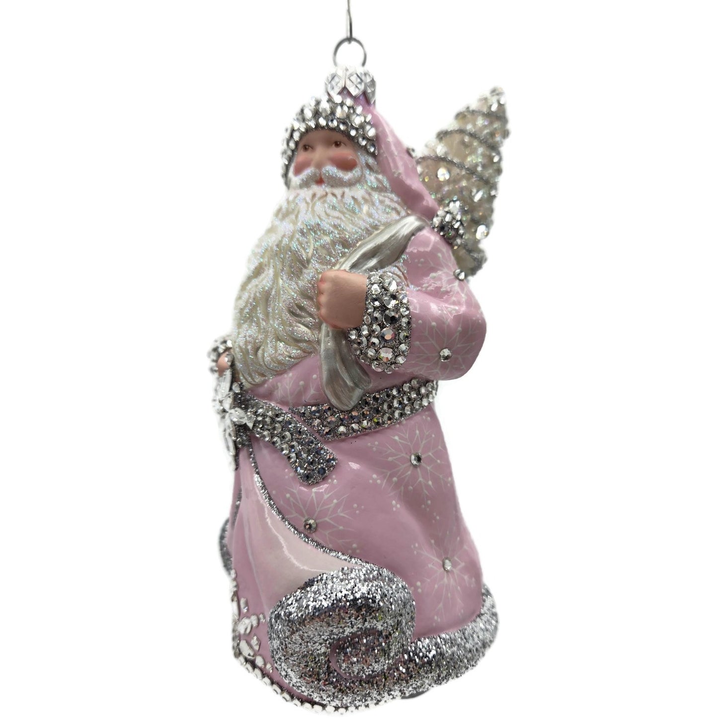 Patricia Breen Finnmark Claus Pink Santa Tree Adornment Christmas Ornament CATZ