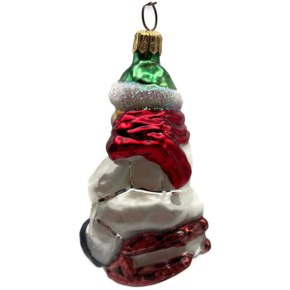 Christopher Radko Here I Go Child Sledding Christmas Tree Ornament 96-186-0