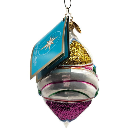 Fantasia Ice Delites Christopher Radko 3 Pcs Set Christmas Ornaments with Box