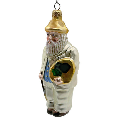 Patricia Breen M Claude Monet Pearl Artist Palette Christmas Tree Ornament AIC