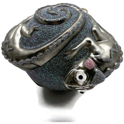 Patricia Breen Once Again For James Platinum Chameleon Christmas Tree Ornament