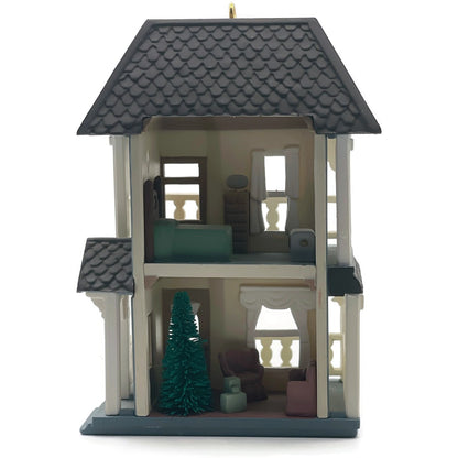 Hallmark Ornament Cozy Home 1993 Nostalgic Christmas Village Tree Keepsake Decor