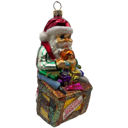 Christopher Radko Santa's Workshop Toys Glass Christmas Tree Ornament 97-231-0