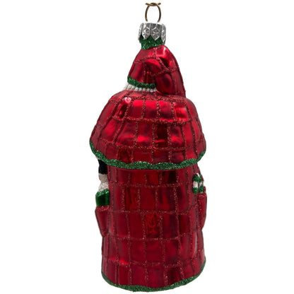 Patricia Breen Patchwork Santa Red Bear Snowman Candy Canes Christmas Ornament