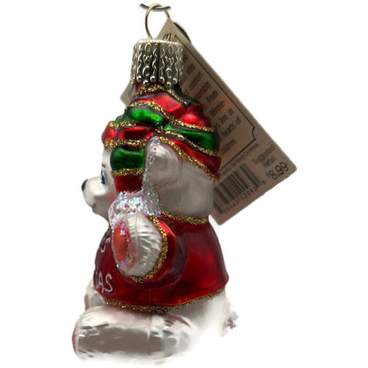Old World Christmas Baby's 1st Christmas Teddy Bear OWC Christmas Tree Ornament