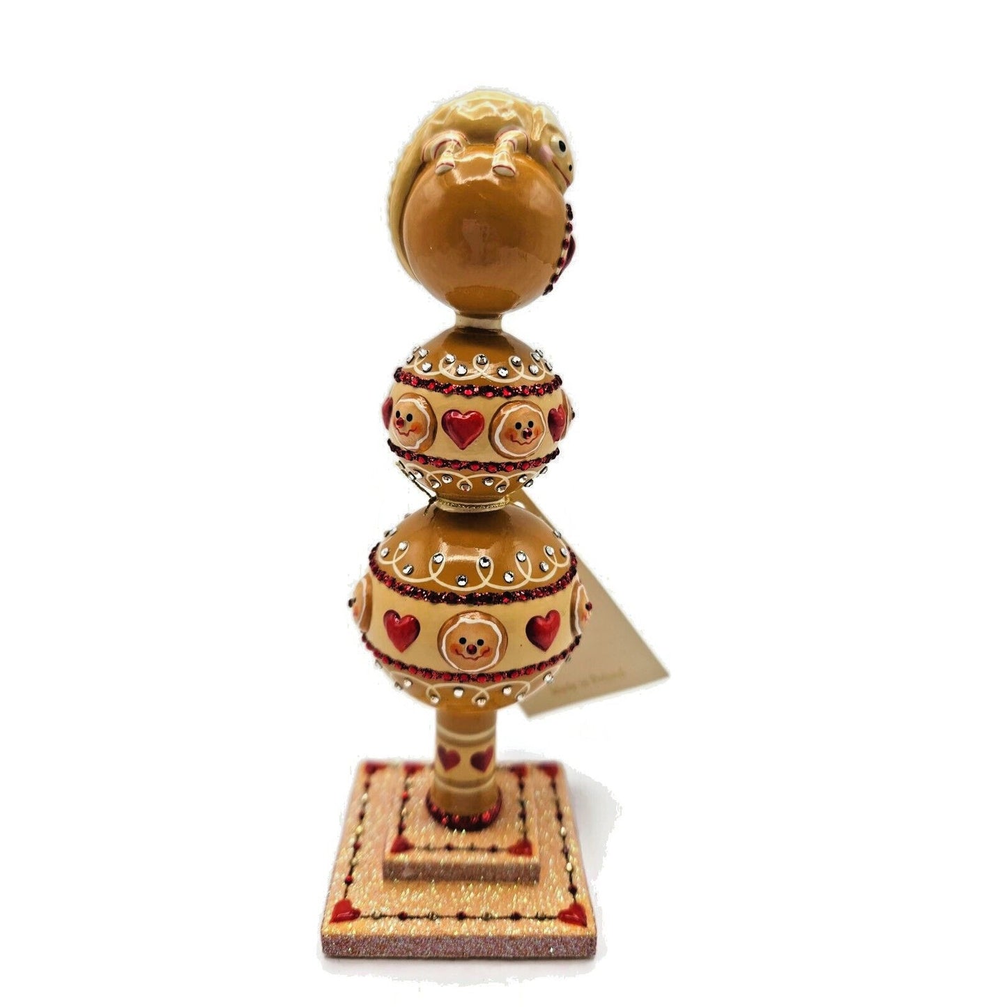 Patricia Breen Miniature Chameleon Finial Gingerbread Christmas Tree Ornament