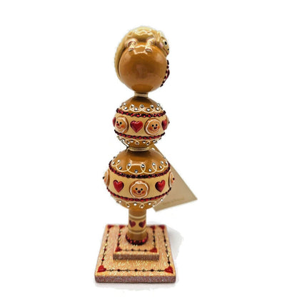 Patricia Breen Miniature Chameleon Finial Gingerbread Christmas Tree Ornament