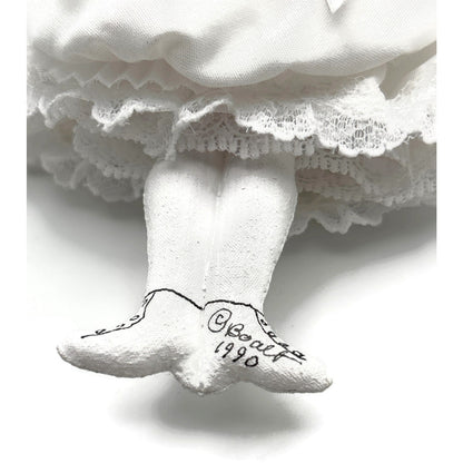 Gladys Boalt Queen Alice White Alice in Wonderland Signed Christmas Ornament
