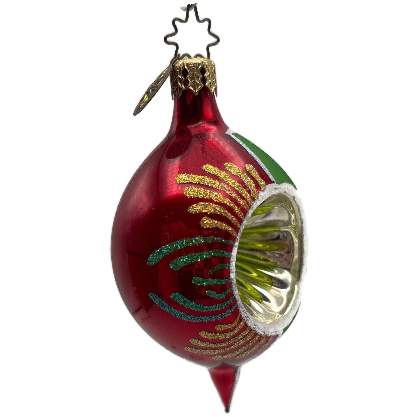 Christopher Radko Fantasia Kensington Glow Reflector Christmas Tree Ornament