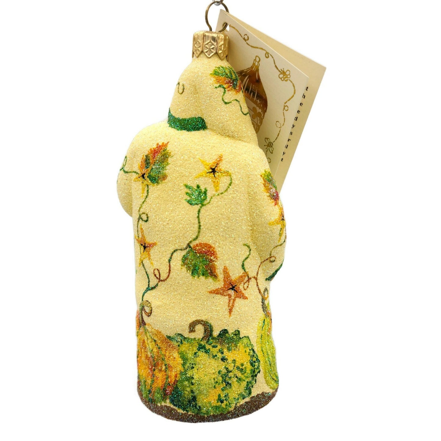 Patricia Breen Sowing Time Gourds Pumpkin Fall Santa Claus Christmas Ornament