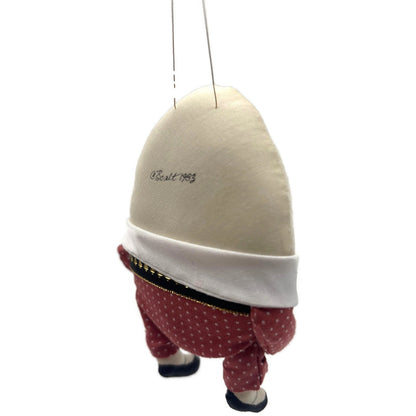 Gladys Boalt Humpty Dumpty Alice In Wonderland Fabric Christmas Ornament Signed