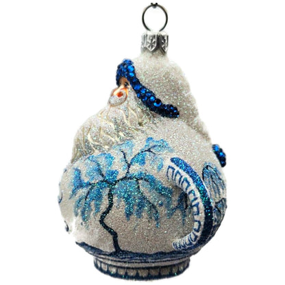 Patricia Breen And Cream Too Blue Willow Spring Christmas Tree Ornament CATZ