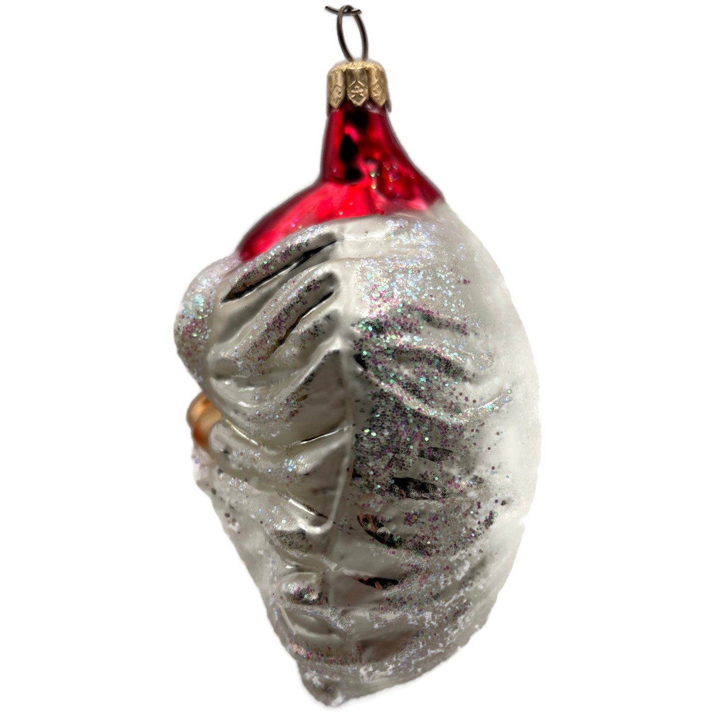 Christopher Radko Winter Wind Santa Beard Face Christmas Tree Ornament 96-121-0