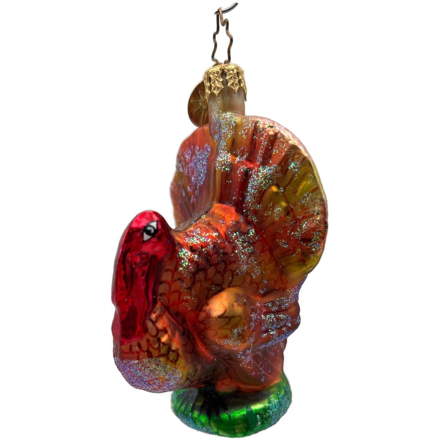 Christopher Radko Hedda Gobbler Turkey Thanksgiving Christmas Ornament 00-182-0